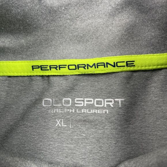 Polo Sport Ralph Lauren Pullover Mens Extra Large Gray Quarter Zip ThermoVent - Picture 5 of 12
